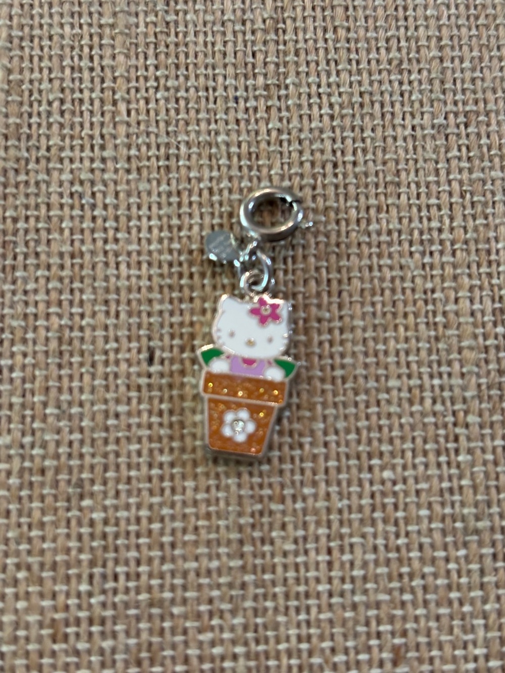 Sanrio Hello Kitty Enamel Planted In A Pot Charm